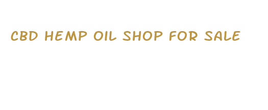 cbd hemp oil shop for sale