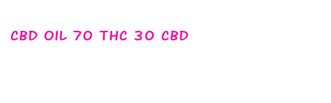 cbd oil 70 thc 30 cbd