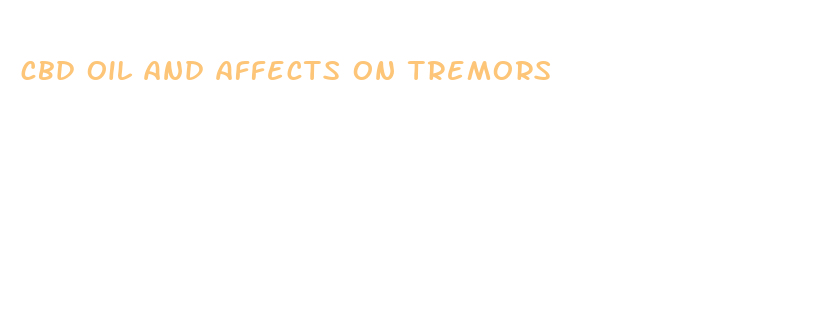 cbd oil and affects on tremors