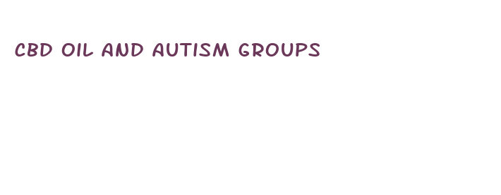 cbd oil and autism groups