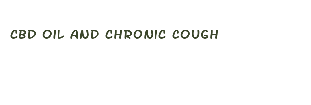 cbd oil and chronic cough