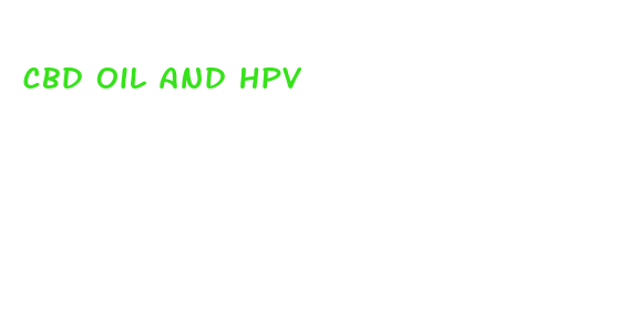 cbd oil and hpv