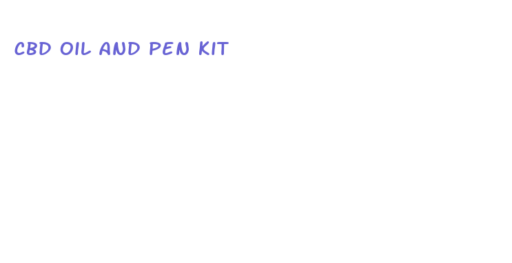 cbd oil and pen kit