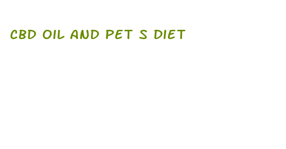 cbd oil and pet s diet