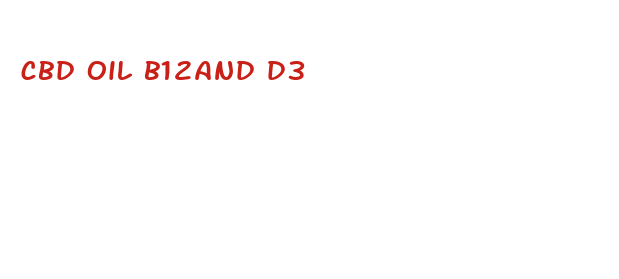 cbd oil b12and d3