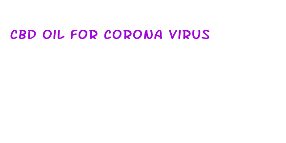 cbd oil for corona virus