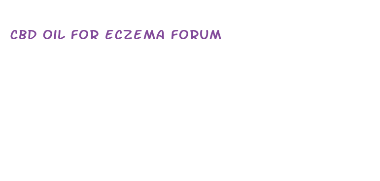 cbd oil for eczema forum