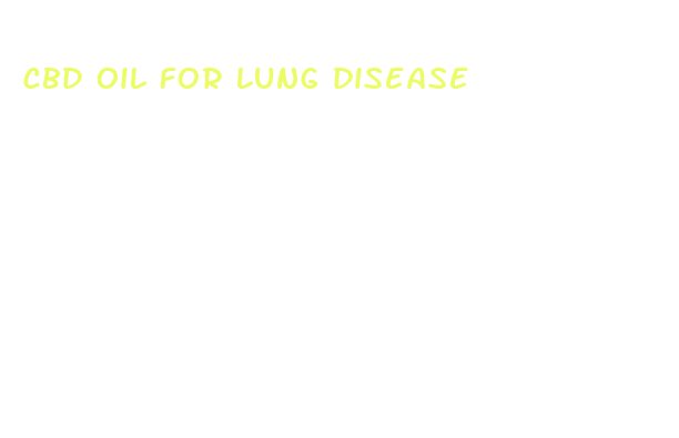 cbd oil for lung disease