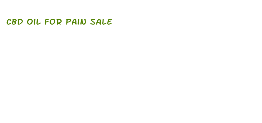 cbd oil for pain sale