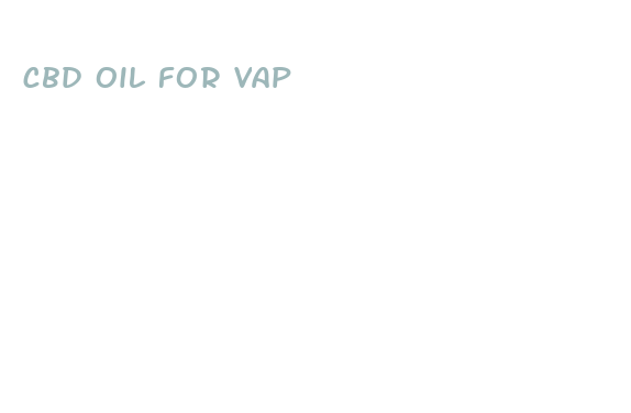 cbd oil for vap