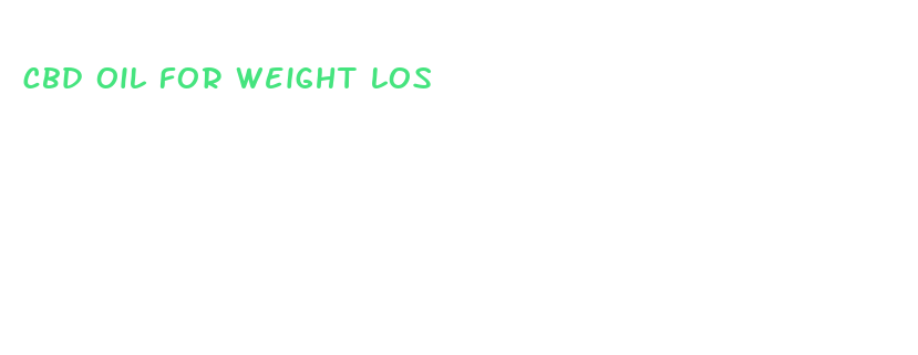 cbd oil for weight los