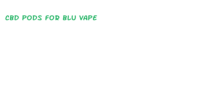 cbd pods for blu vape