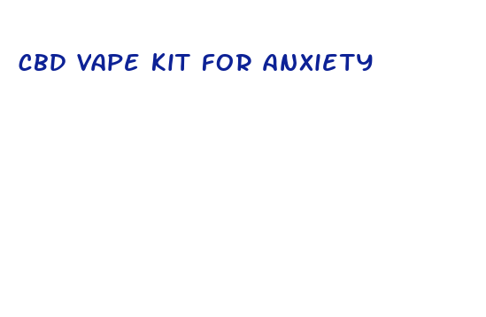 cbd vape kit for anxiety