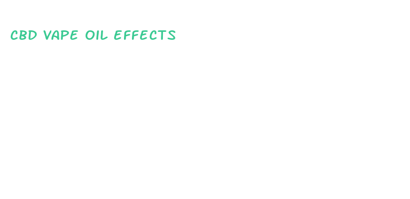 cbd vape oil effects