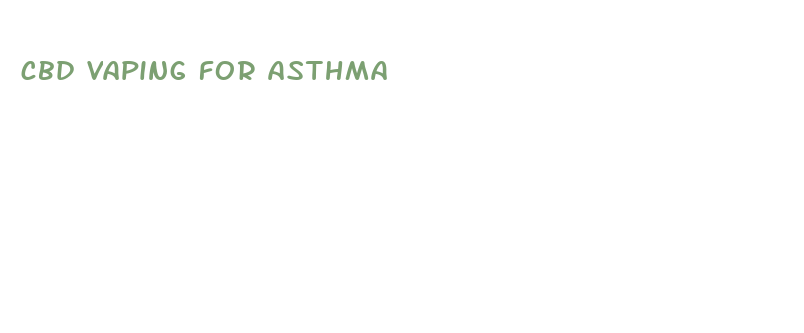 cbd vaping for asthma