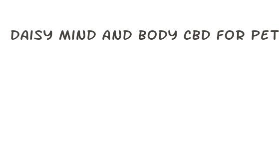 daisy mind and body cbd for pets