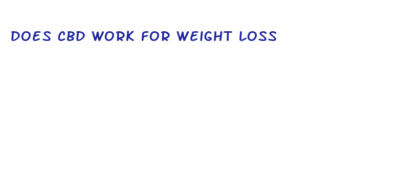 does cbd work for weight loss