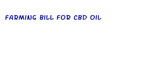 farming bill for cbd oil