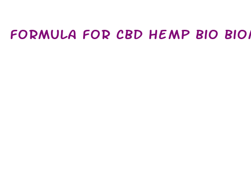 formula for cbd hemp bio biomass price