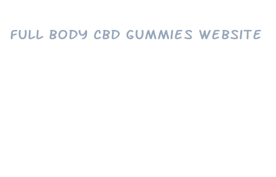 full body cbd gummies website