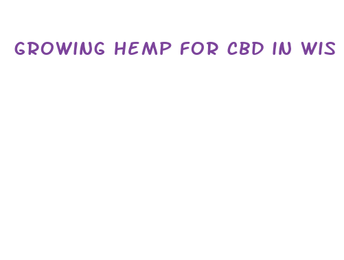 growing hemp for cbd in wis