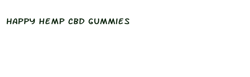 happy hemp cbd gummies