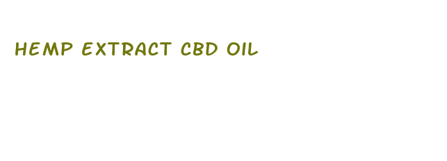 hemp extract cbd oil