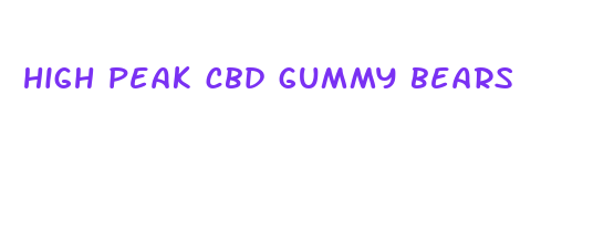 high peak cbd gummy bears