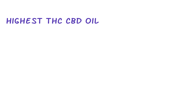 highest thc cbd oil