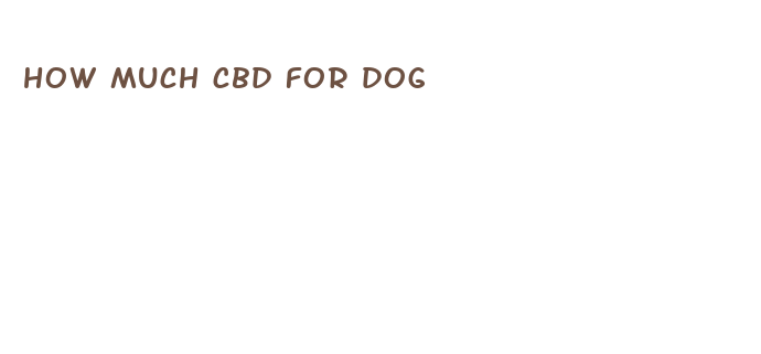 how much cbd for dog