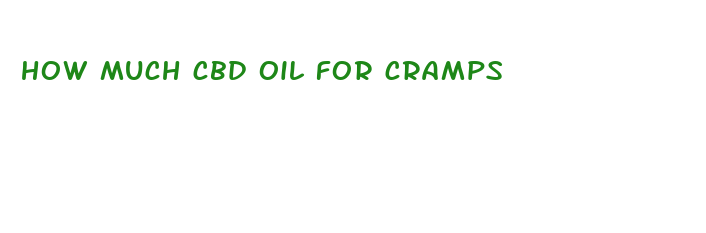 how much cbd oil for cramps