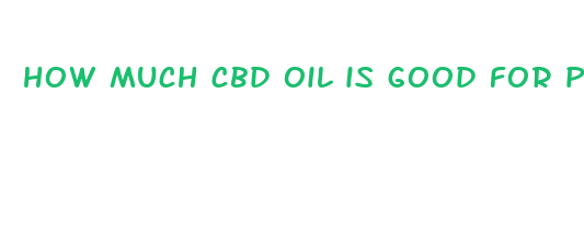 how much cbd oil is good for pain