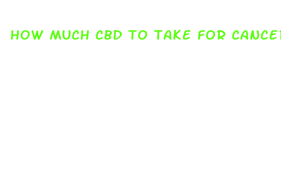 how much cbd to take for cancer 2024