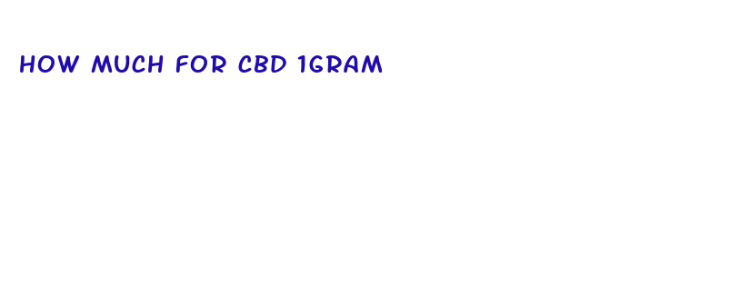 how much for cbd 1gram