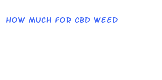 how much for cbd weed