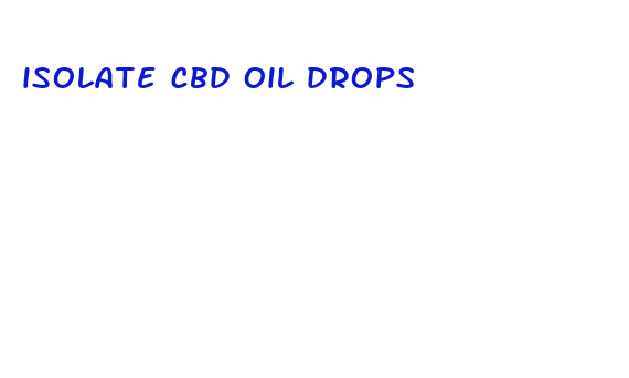 isolate cbd oil drops