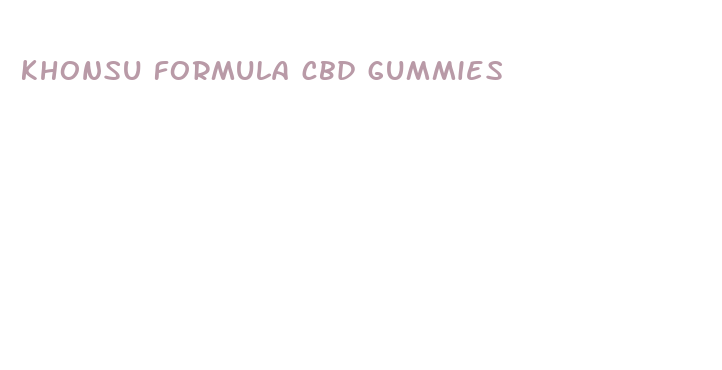 khonsu formula cbd gummies