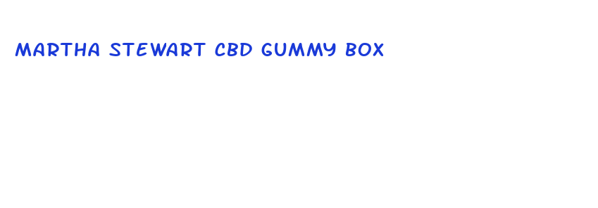 martha stewart cbd gummy box