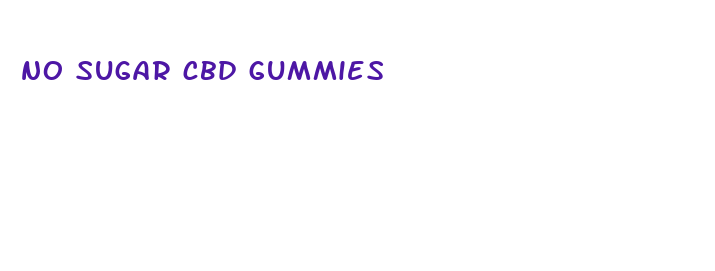 no sugar cbd gummies