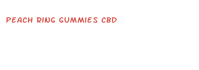 peach ring gummies cbd