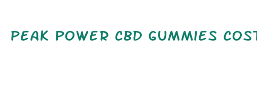 peak power cbd gummies cost