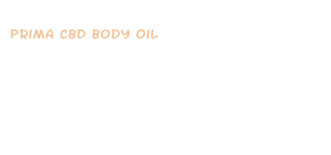 prima cbd body oil