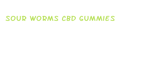 sour worms cbd gummies