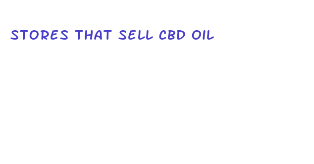 stores that sell cbd oil