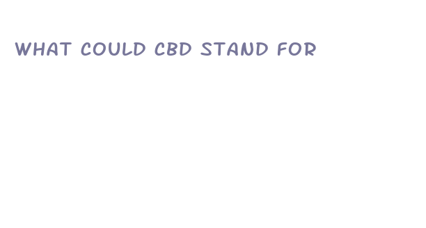 what could cbd stand for