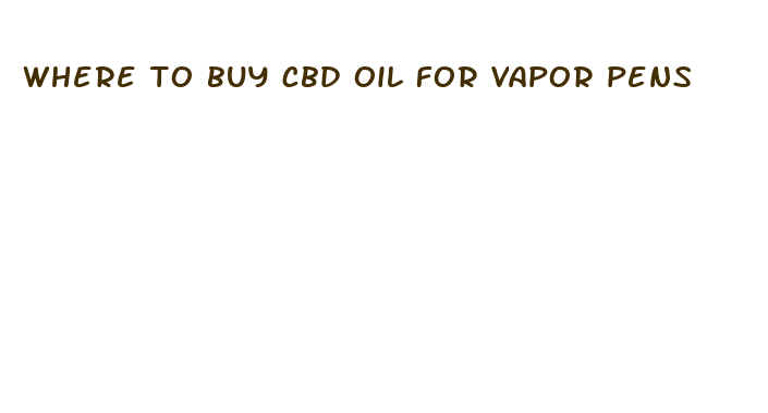 where to buy cbd oil for vapor pens