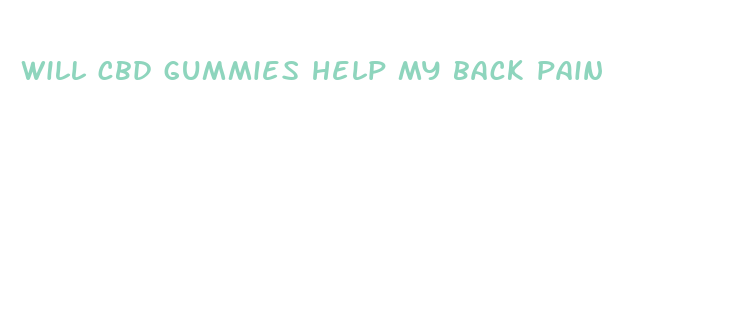 will cbd gummies help my back pain