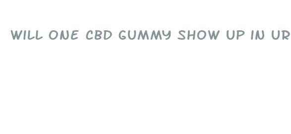 will one cbd gummy show up in urine test