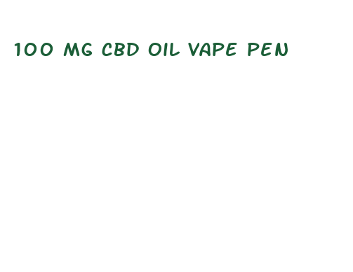 100 mg cbd oil vape pen