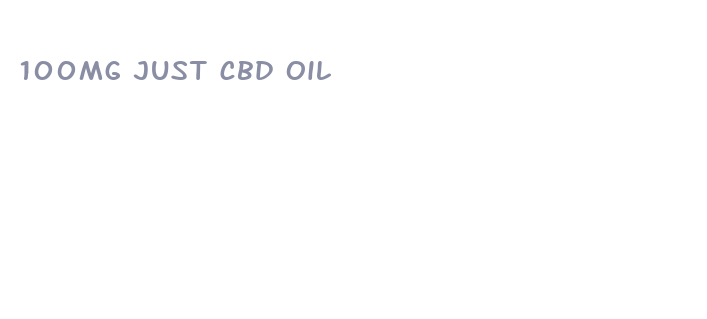 100mg just cbd oil